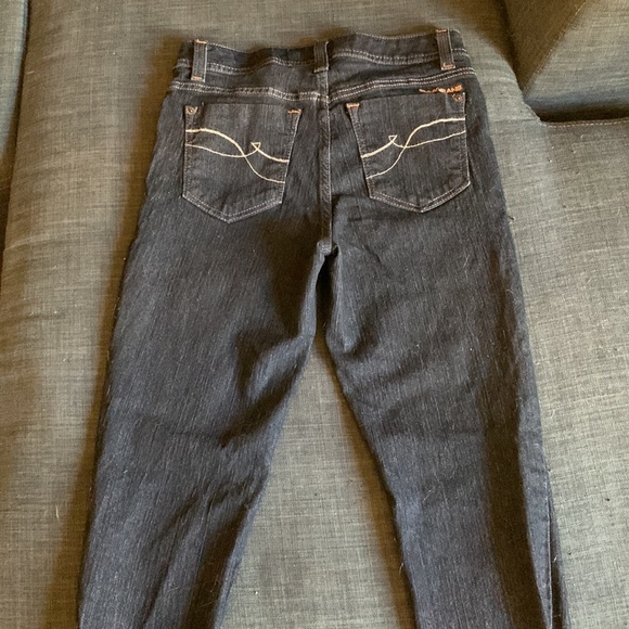 DKNY jeans, black, size 4. - Picture 3 of 3